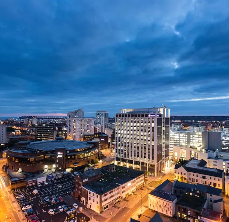 Cardiff Cityscape at night