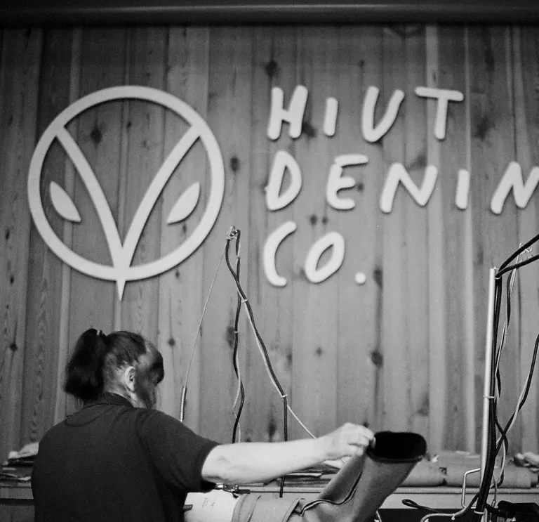 Hiut Denim Co workplace