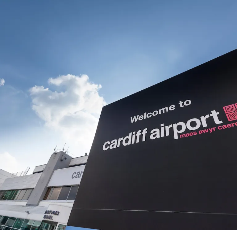 Cardiff airport terminal