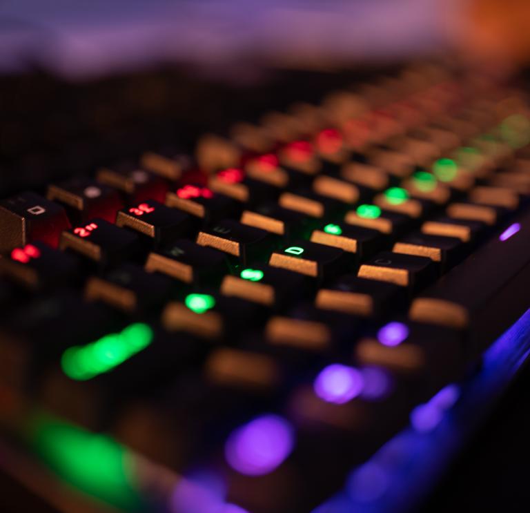colourful keyboard