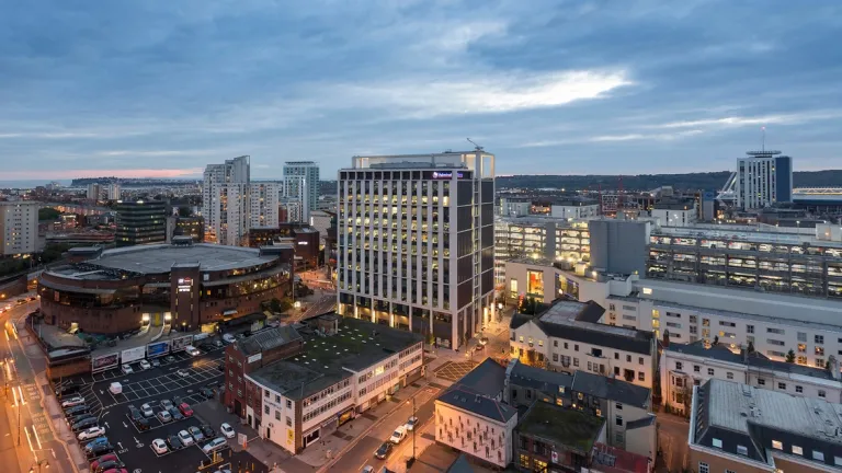 Cardiff cityscape