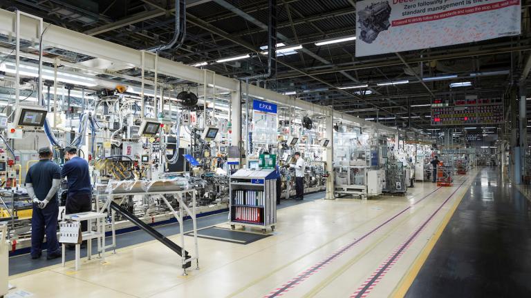 Manufacturing assembly line