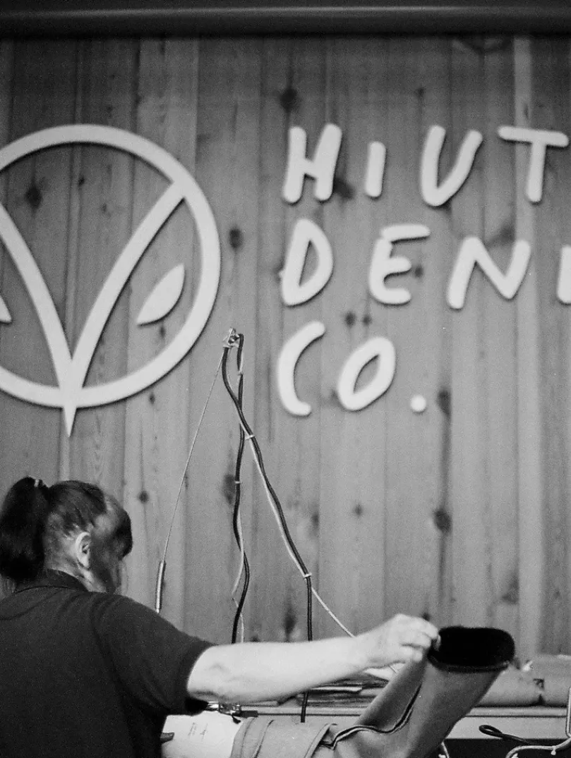 Hiut Denim Co workplace