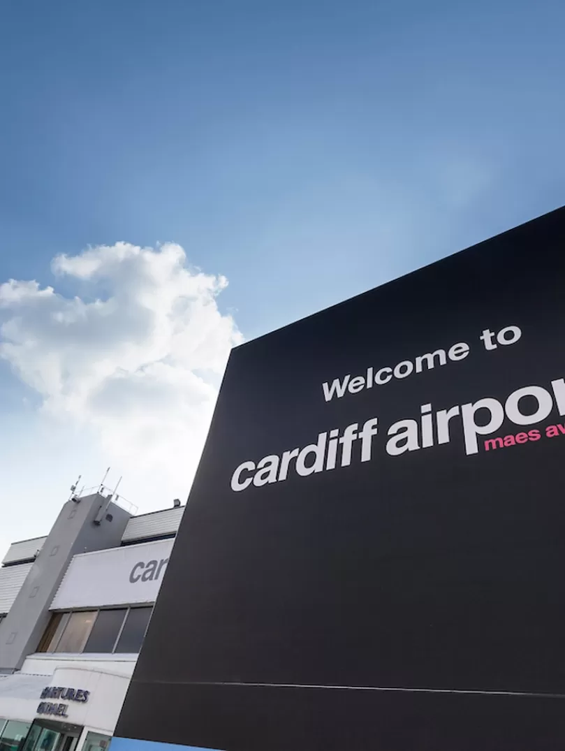 Cardiff airport terminal