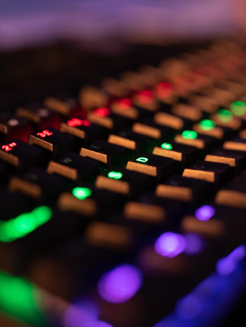 colourful keyboard