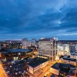Cardiff Cityscape at night