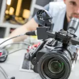 Man with video camera